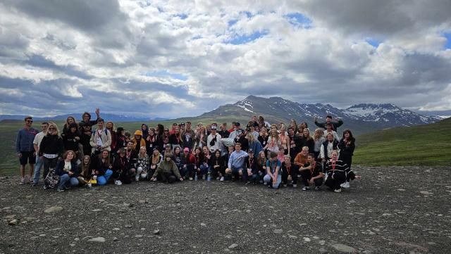 Młodzież podczas spotkania młodych - Akureyri 2023